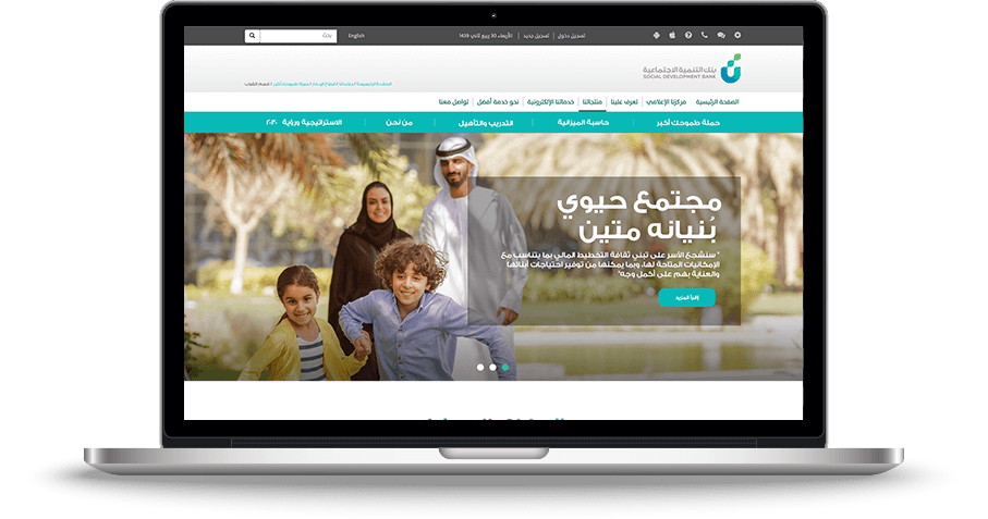 Social Development Bank Web App Development Screenshot